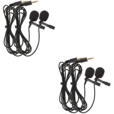  4 PCs Revers -Mikrofon 3,5 mm