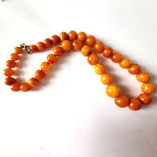 Antike kurze Bernsteinkette -