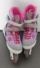 Mädchen Inline-Skates/K2 - Merlin / lila, weiß, pink, grau Gr. 32-37 verstellbar