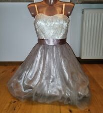 festliches kleid 36 neu, lila nude, Trauzeugin oder Brautkleid 