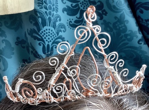 Vintage elfen königin tiara - vintage,