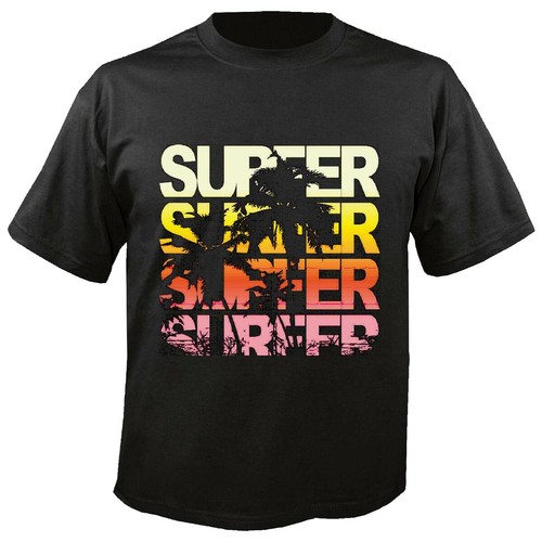 Shirt surfer palmen insel - t-shirt,