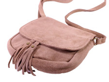 Tasche veloursleder leder - tasche,