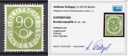 Brd bund 1951 138 - brd, mi.138