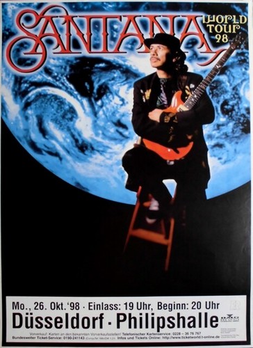 Santana 1998 plakat live - -,