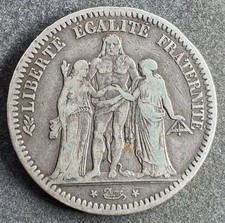 5 Francs 1848 A Frankreich