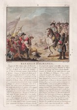 Battle of Almansa 1707 James Fitzjames Espana Spain Schabkunst Mezzotint 1787