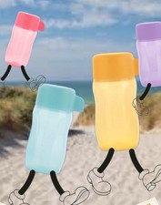 Tupperware Eco Easy Trinkflaschen Set 90ml (4) pink blau gelb lila Vitamin Shot 