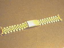 ROLEX JUBILEE BAND STAHL / GOLD  14 ct, BAND USA - 1960er - 55J ANSTÖSSE - 20mm.