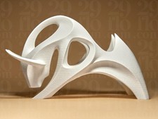 Abstrakte Stier Skulptur –