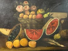 ANTIKES ÖLGEMÄLDE STILLLEBEN