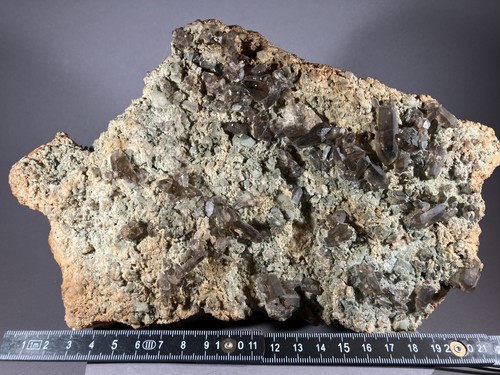 Rauchquarzstufe 24x15x6cm - rauchquarzstufe,