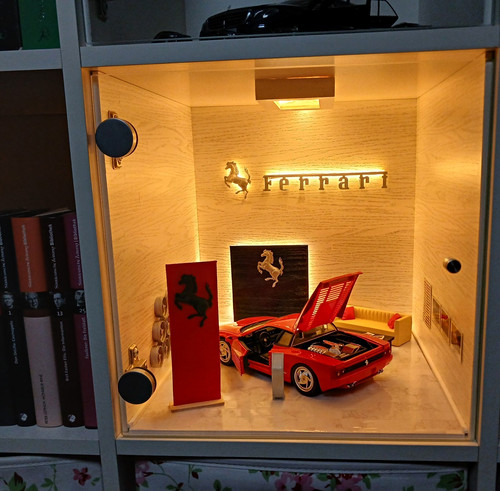 Ferrari showroom diorama - 1:18, ferrari-showroom