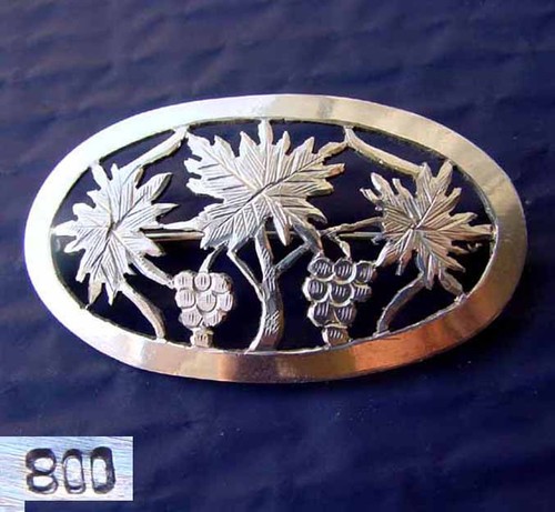 Jugendstil brosche - jugendstil,
