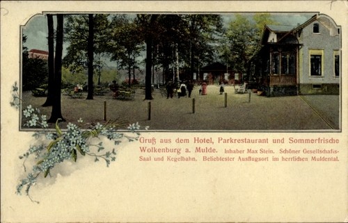 Wolkenburg der mulde - ak,