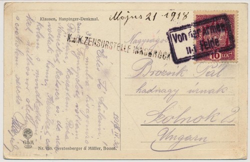 österreich 1918 ansichtskarte - Österreich,