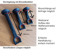 Langwaffenhalter magnetisch