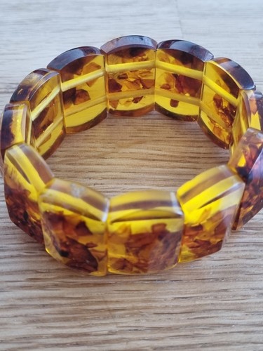 Vintage bernsteinarmband - vintage,