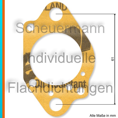 Dichtung vergaserfuß solex - dichtung, 35