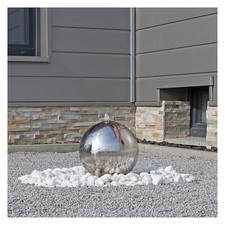 Gartenbrunnen Edelstahl