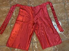 Wickelhose Abendmode Tanzbekleidung Lang Ballett Jazz Damen Hose Rot Grösse M-L