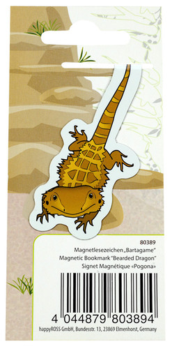 Magnet lesezeichen bartagame - magnet,