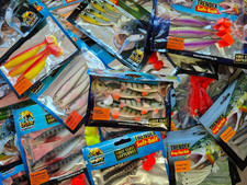 SET 15 Stück Gummifisch Hecht