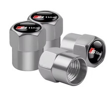 4x Audi S Line SLINE Stil Logo