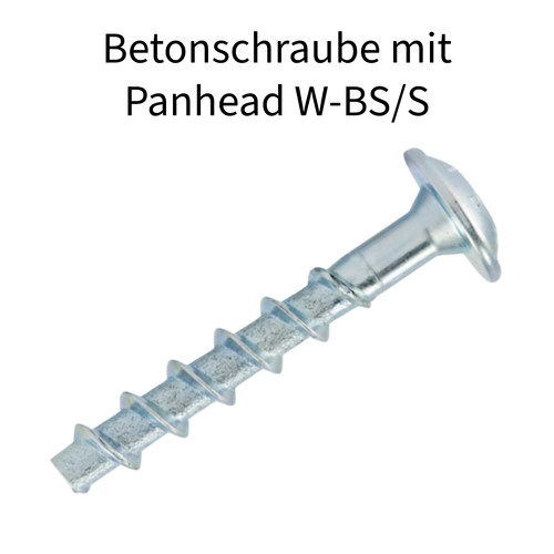 Betonschraube mit panhead - betonschraube,