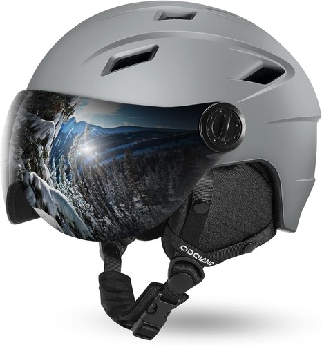 Skihelm erwachsene mit visier - skihelm,