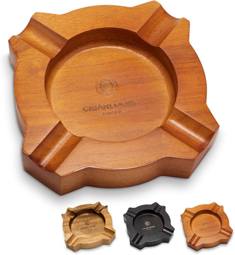 Holz zigarrenaschenbecher mit - zigarrenaschenbecher,