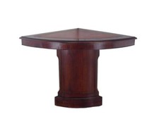 Ecktisch  Eckarbeitsplatz Eckmöbel Studio Globe Wernicke mit Echtleder  -11499-