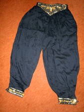 schwarze Haremshose Pluderhose