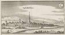 Bad Salzuflen Original Kupferstich Merian 1647