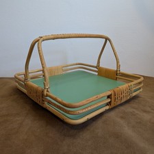 Rattan henkeltablett - rattan,
