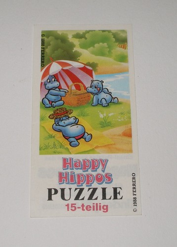 Puzzle beipackzettel happy - puzzle,