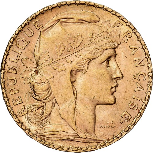 Frankreich francs 1899 - 20,