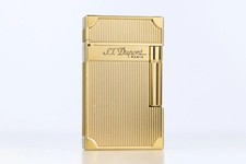 S.T. Dupont Vintage ST Dupont Ligne 2 Feuerzeug Gold Malletier Neu mit Box