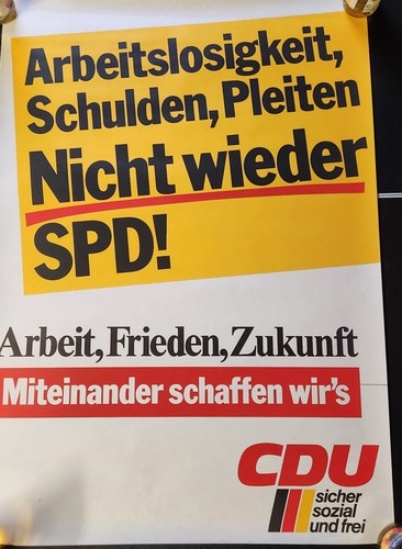 Cdu wahlplakate set - cdu, wahlplakate-set