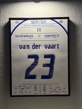 HSV Van der Vaart‘s Traumtor beim Auswärtssieg bei den Bayern 2007 30x40 Bild 