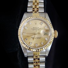 1990's Rolex Datejust Lady 18K