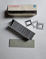 Pentacon Dia-Magazin mit Diaschienen und Rahmen Original Soz. Arm. 5/8 Box DDR