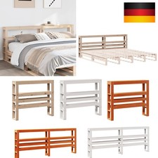 Kopfteil mit Ablagen Lattenrost Bettkopfteil Bettzubehör Massivholz Kiefer