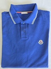 MONCLER Polo, Blau, NEU  o