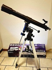 BRESSER Teleskop AC 70/900 Lyra EQ-Sky Carbon Design- Neuwertig mit OVP