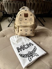 MCM Mini Rucksack Beige Neu