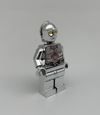 LEGO Star Wars TC-14 Minifigur, Chrome Silber, Droide, Sw0385 REPLIKATION!!