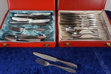 DDR Besteck Smalcalda Ährenmuster 48 teilig 1960er 1970er Retro Schmalkalden