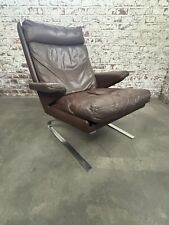 Lounge Sessel Swing von Reinhold Adolf für COR Modell Swing Leder Relaxer  #232
