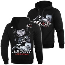 Kapuzenpullover Hoodie Sweatshirt Pullover Ultras Hooligans Chucky Polska Ryzyko